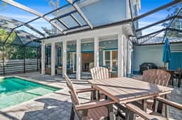 Outdoor Oasis! Heated Pool - 1/2 Mi to the Beach - Golf Cart!